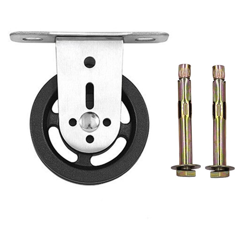 Katrol Blok Swivel Lifting Enkel Wiel Muur Plafond Mount Vaste Mute Lager Katrol Voor Diy Kabel Systeem Home Gym Accessoires: Nylon