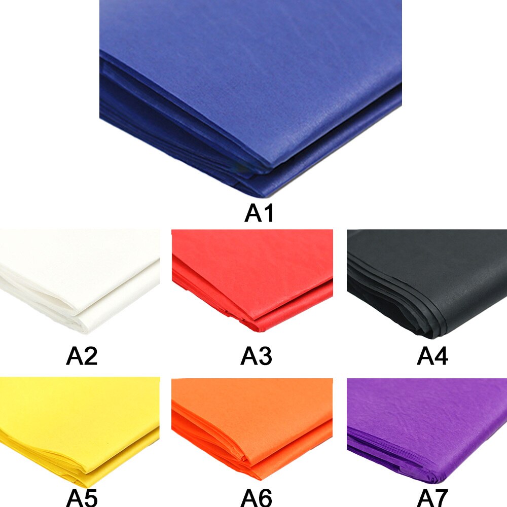 10pcs Decorative Origami Crinkled Crepe Paper Craft Diy Flower Make Wrapping Fold Scrapbooking Party Backdrop Decoration