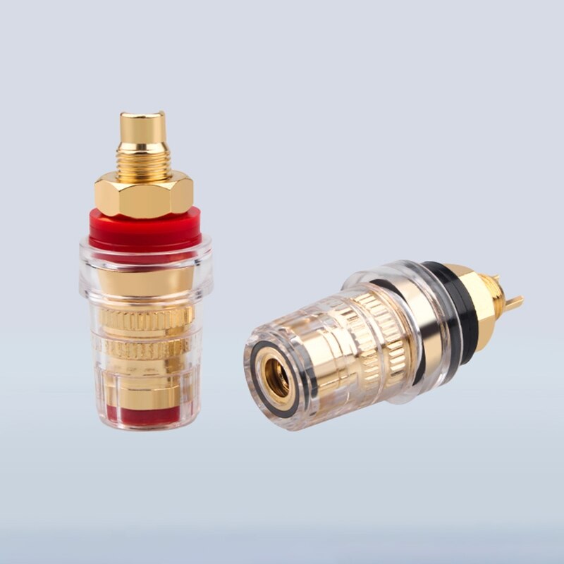 A0NB Connector Banana Wall Plate Banana Plug Binding Post Wall Plate in Aluminum Alloy for Speakers Home Theater