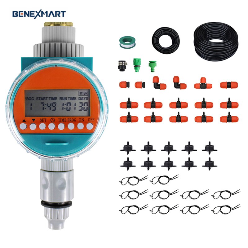 Garden Automatic Water Timer Energy Saving Woterproof Rain Sensor With Battery Watering Irrigation Timer Controller