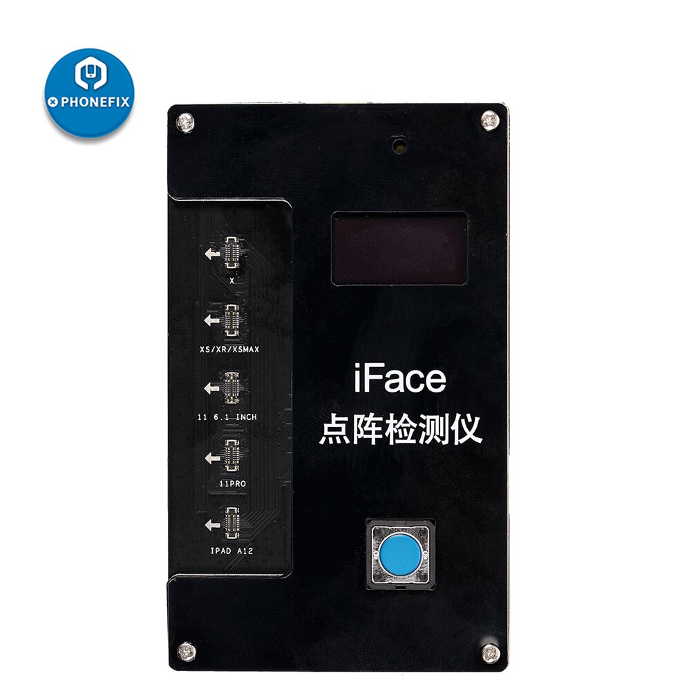 Qianli iface face dot matrix tester ansigt id reparationstester et klik for at opdage dot projektor til iphone x xr xsmax 11 pro ipad