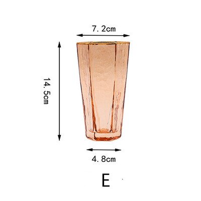 Kieliszek robić wina młotek kieliszek robić szampana bezołowiowa luksusowa złota krawędź kubek wody czerwone wino czara Whisky koktajl akcesoria robić baru domowego: E