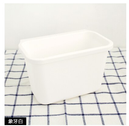 Poubelle/canette/organiseur de cuisine | Pour fournitures de cuisine, seau pour ordures Cube poubelles canettes poubelle zéro articles de cuisine: white