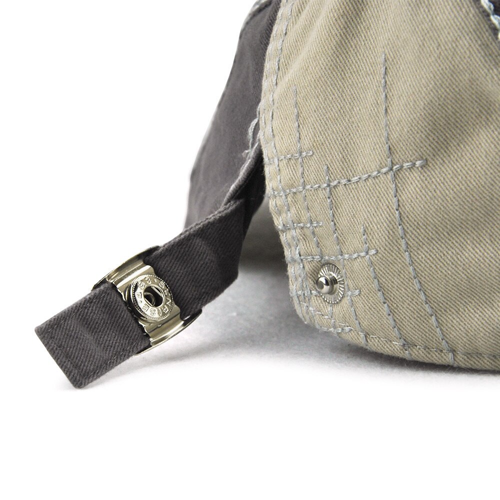 Jammont-Boina Retro con visera para hombre, gorro plano con visera de hiedra, de algodón suave, estilo Newsboy