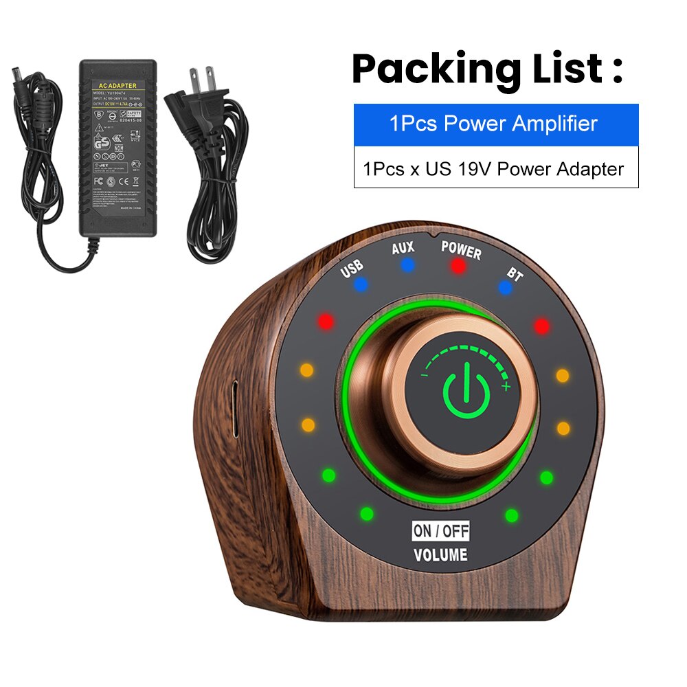 Aiyima Bluetooth 5.0 Geluid Versterker MA12070 Versterkers Klasse D Stereo Mini Digitale Audio Amp 50Wx2 Diy Home Speakers: with US plug