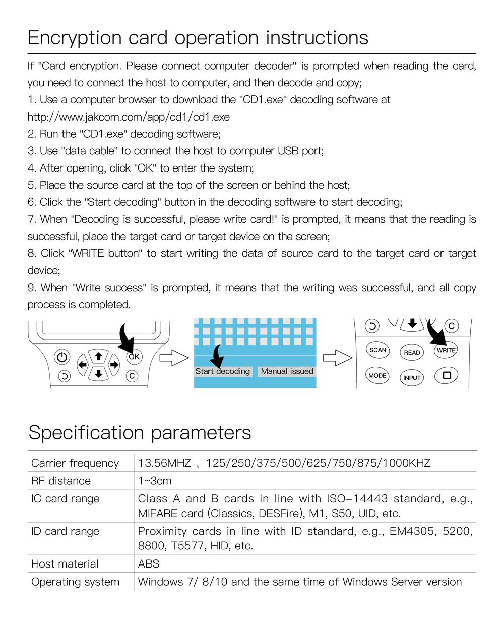 Rfid Replicator Duplicator Nfc Schrijver Rfid Toegangscontrole Kaartlezer Usb Set Clone Nfc Copier Kopiëren