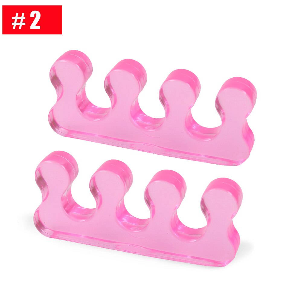 1Pair BYEPAIN Happy Toes Gel Toe Separators Stretchers and Straighteners for Foot Pain &amp; Bunion Relief, Hammer Toes and More: 2
