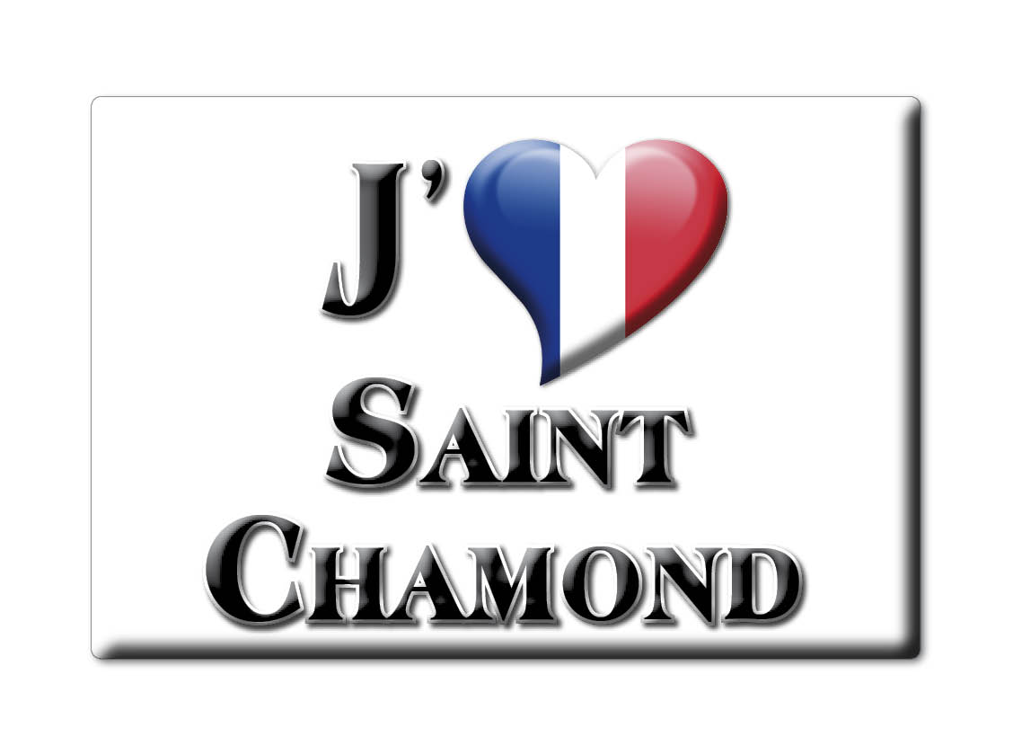 Aimant SAINT CHAMOND lodestone BRETAGNE (42) France aimant frigo SOUVENIR j'aime: Drop Shipping