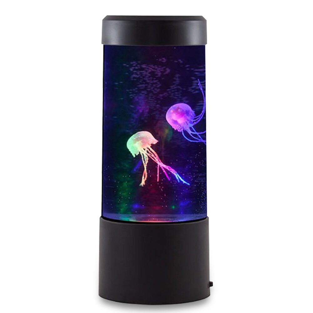 Artificial Seajelly Tank Night Light Aquarium LED Lamp Desk Lamp Kids Home Room Decor AN88: Default Title