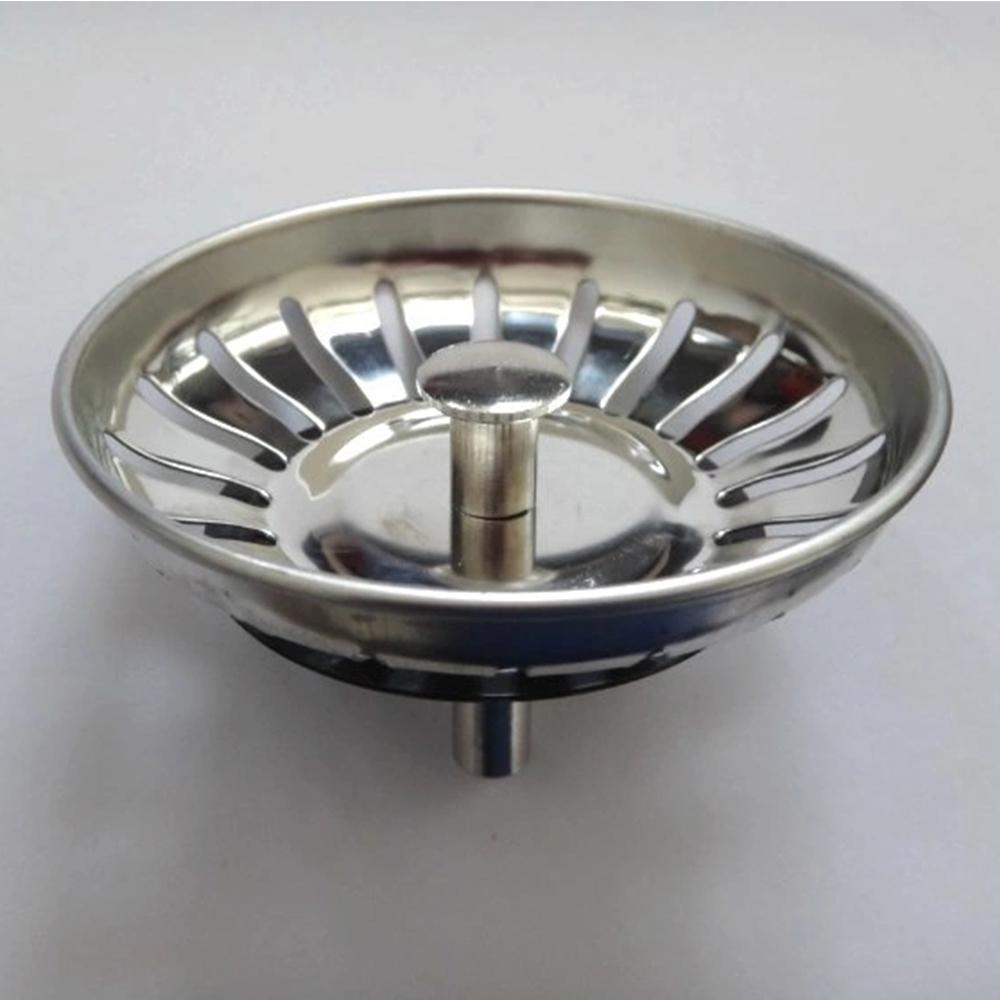 Stainless Steel Kitchen Sink Drain Mesh Stopper Basket Leach Strainer Waste Plug Kitchen Basin Sink Filter Anti-blocking Tool