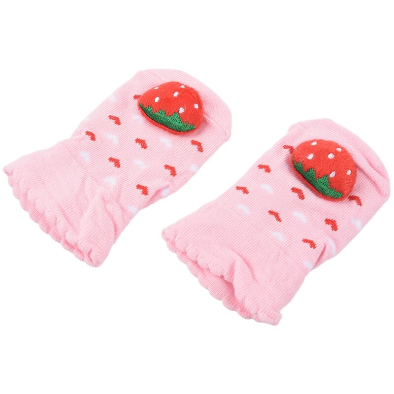 bébé fille garçon anti-dérapant chaussettes pantoufle dessin animé chaussures bottes 0-12 mois