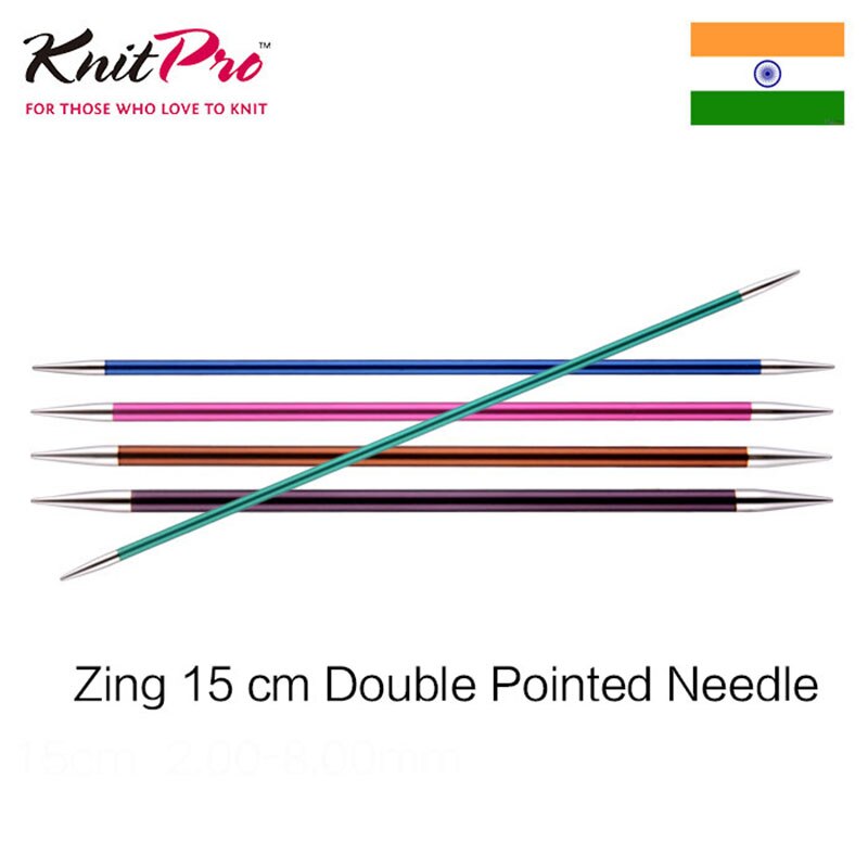 1 stk strikpro zing 15 cm spidse strikkepinde