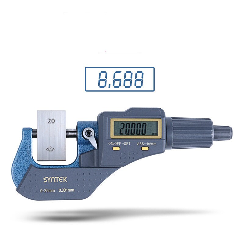 0.001mm Digital Micrometer 0-100mm Electronic Outside Micrometers Chrome Plated Caliper Gauge Measuring Tools 0-25-50-75-100mm