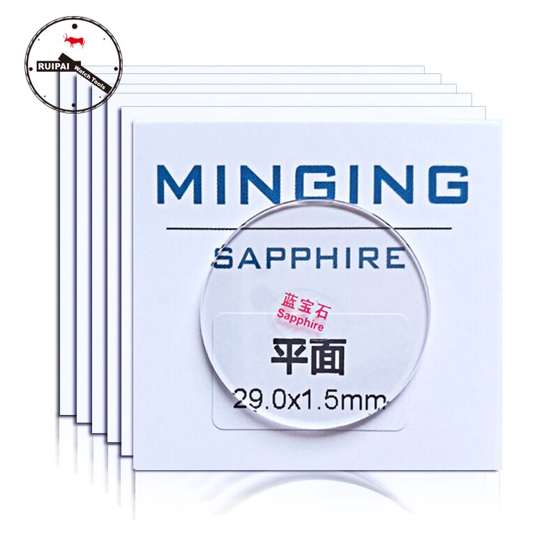 Reloj de pulsera de cristal de zafiro, cristal de zafiro antiarañazos de SW-150, 1,5mm, 20mm, 20,5mm, 21mm, 21,5mm, 22mm, 22,5mm