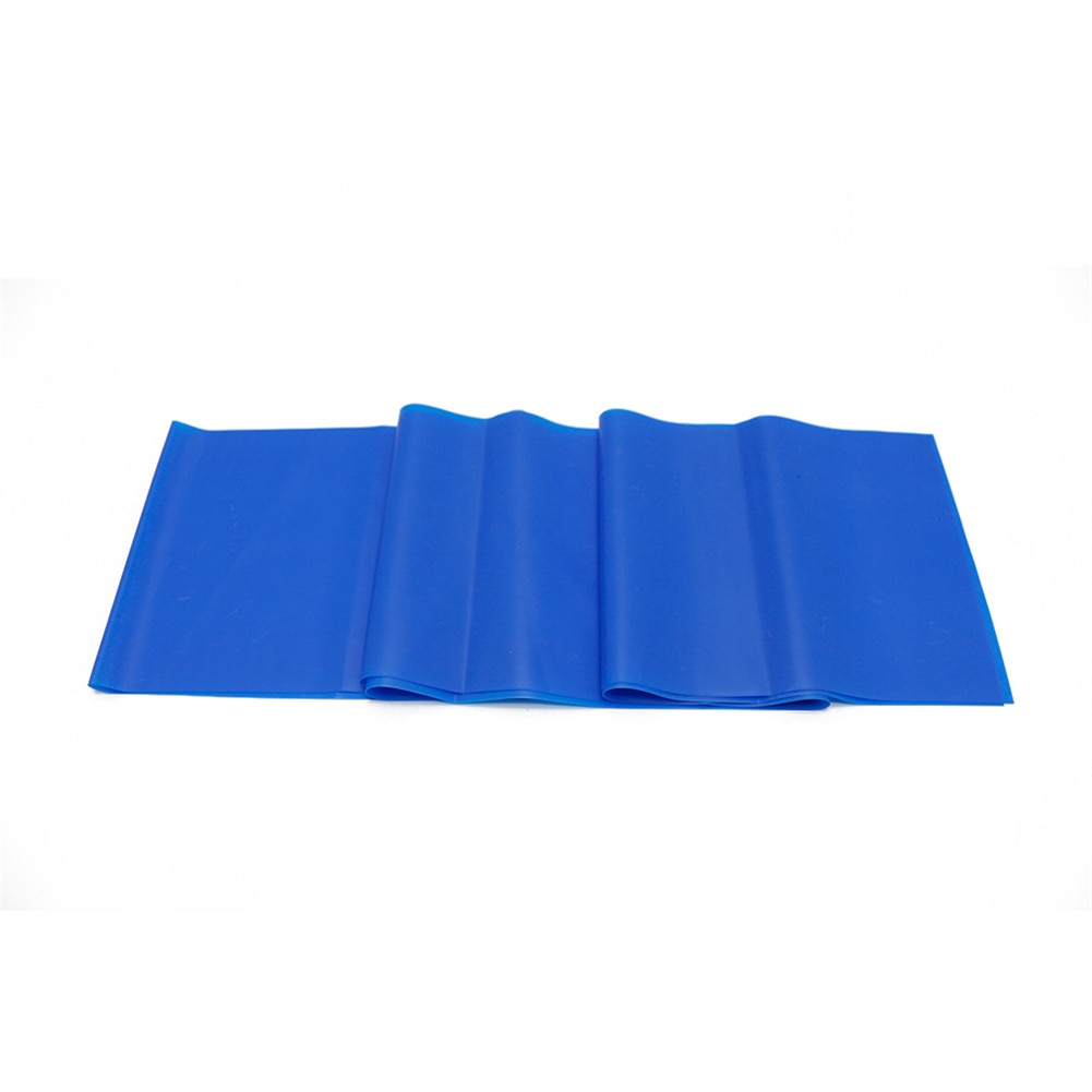 Unisexe Fitness Yoga intérieur Tension bande Fitness exercice Pilates étirement ruban ceinture tirer élastique sangle fournitures: Bleu