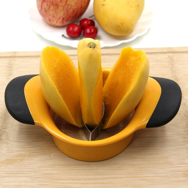 upgrade Stainless steel Mango Cutter knife mango Splitters Slicer Fruit Divider Corer Cutters Kitchen Accessaries