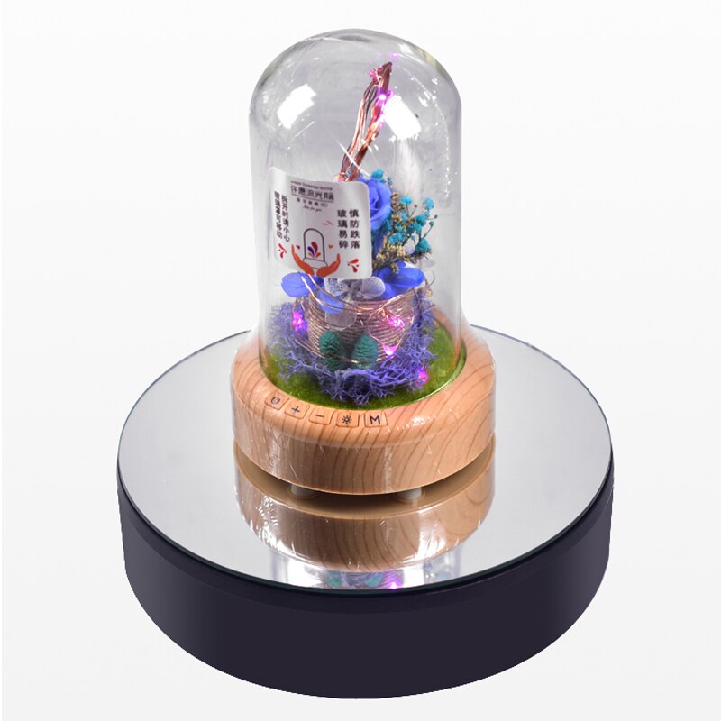 19cm diameter rotating display stand 6KG load jewellery and various products display rotating disc