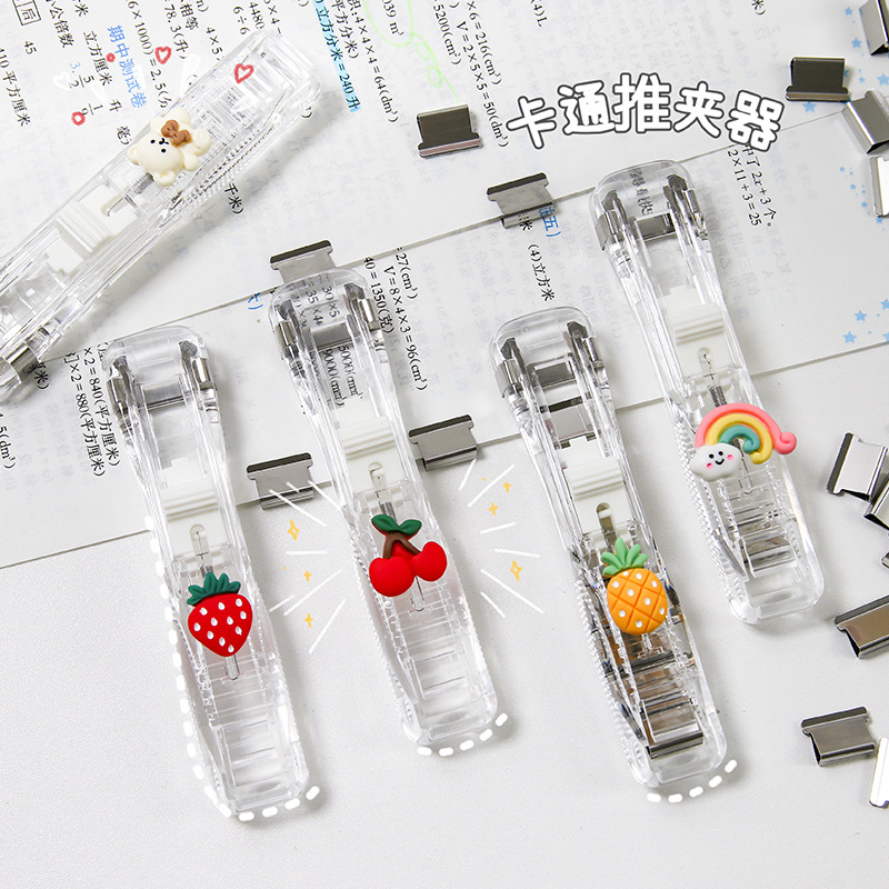 Transparent Push Folder Supplementary Folder File Data Collation Folder Student Test Paper Binding Folder Snack Sealing Folder