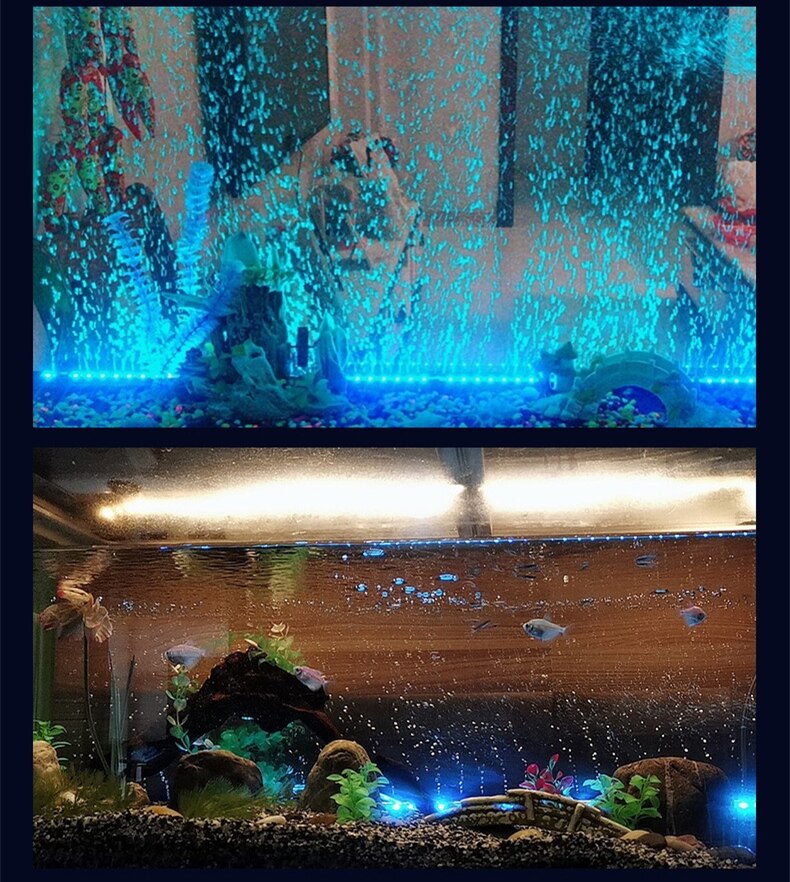 Aquarium Led Bubble Light Kleurrijke Licht Met Aquarium Kleur Veranderende Bubble Light Led Duiken Licht Aquarium Licht