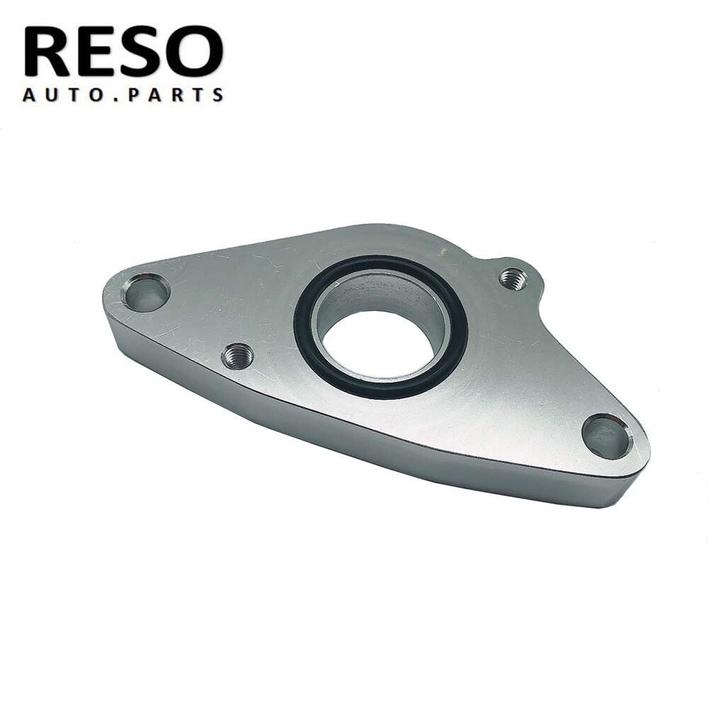 RESO--Billet Aluminum Turbo Blow Off Valve Flange Adapter For Subaru WRX EJ20 EJ25 TOP MOUNT RS RZ BOV FV