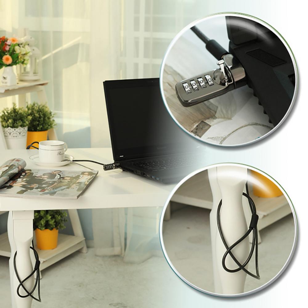 Anti-Theft Laptop Lock Universal PC Laptop Computer Security Number Password Lock Cable