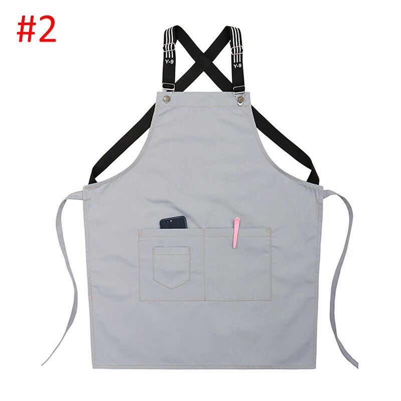 Chaqueta de Chef Unisex sin mangas, uniforme de cocinero transpirable, delantal de cocina para mujer, uniforme de Chef, servicio de alimentos de panadería: style2