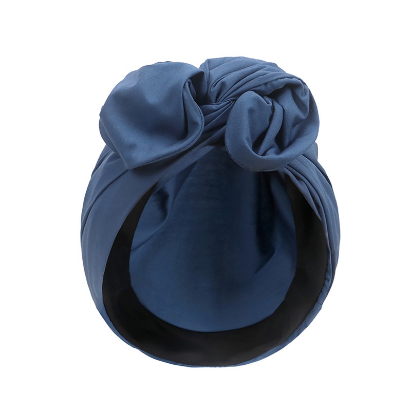 Gorro turbante Vintage francés, Bandana femenina a la , diadema para mujer, gorro para cubrir el cabello, envolturas para la cabeza para mujer, pañuelo musulmán para la cabeza: Rosa