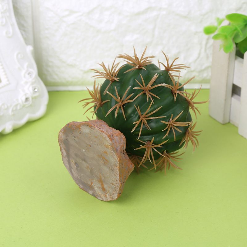 Reptiles Habitat Green Plastic Terrarium Plant for Amphibians Home Garden Ornament Terrarium Decor