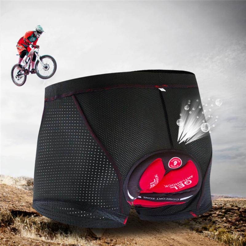 Heren upgrade fietsbroek fietsondergoed 5d gel schokbestendig fietsondergoed fietsbroek fietsondergoed