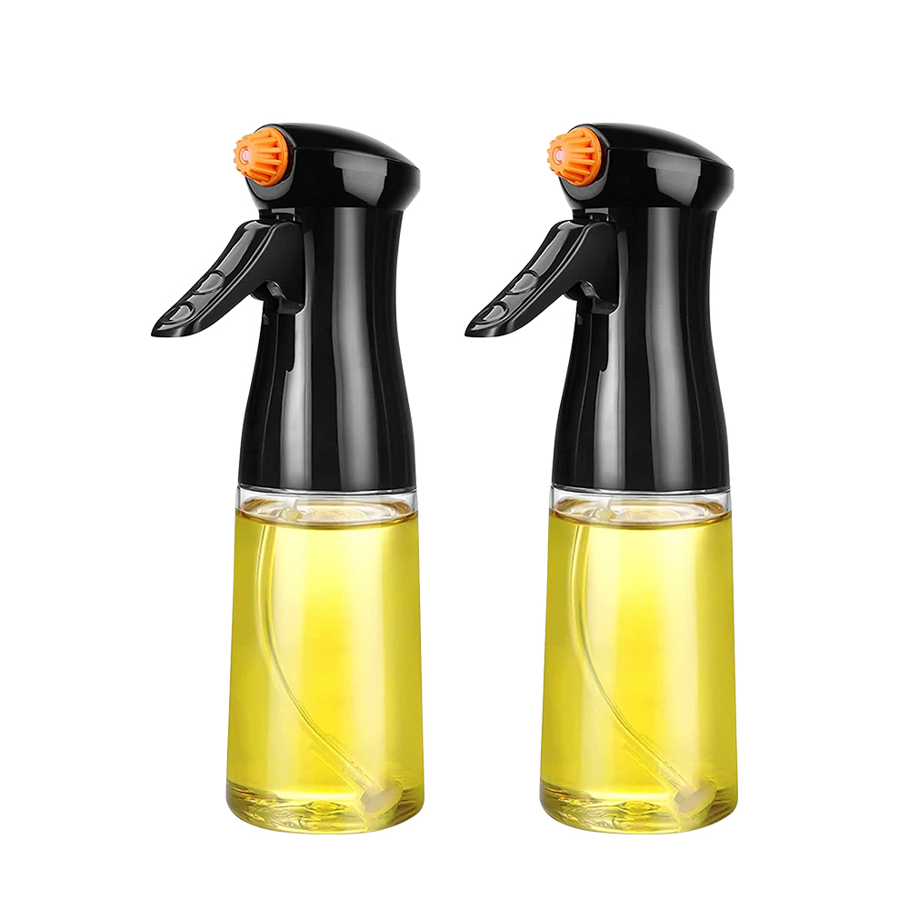 2 stuks oliespuit voor koken, verbeterde olijfolie spuitfles spuitdispenser voor luchtfriteuse, salade, bakken, frituren, barbecuegereedschap: Dull
