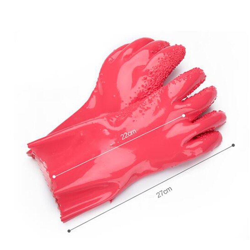 Multifunctional 1 Pair Waterproof Potato Scrubbing Gloves Quick Vegetable Cleaning Tools Kitchen Accessories