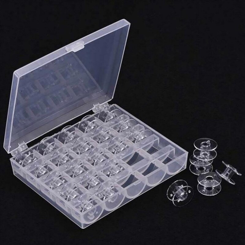 Bobinas de , accesorios de costura, carretes, caja de almacenamiento de bobinas vacías, 1 unidad de plástico, máquina de coser,: 2