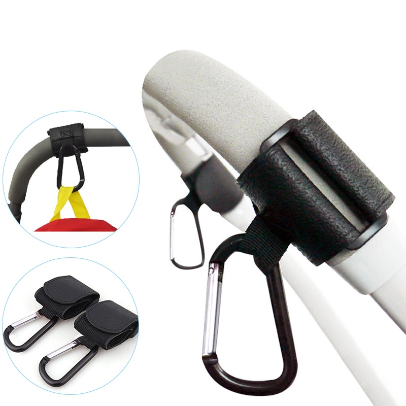2 stuks/partij kinderwagenaccessoires multifunctionele baby bebes kinderwagen autohaak boodschappenwagen rekwisieten hanger metalen handige haak