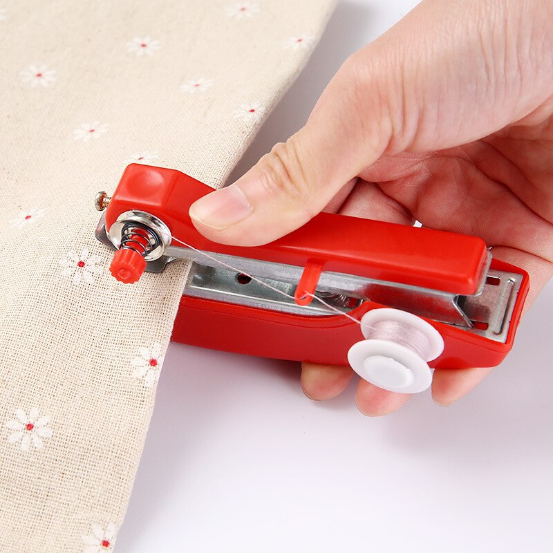 Minimáquina DE COSER inalámbrica, máquina de coser portátil, útil, herramientas de trabajo manual, accesorios de costura