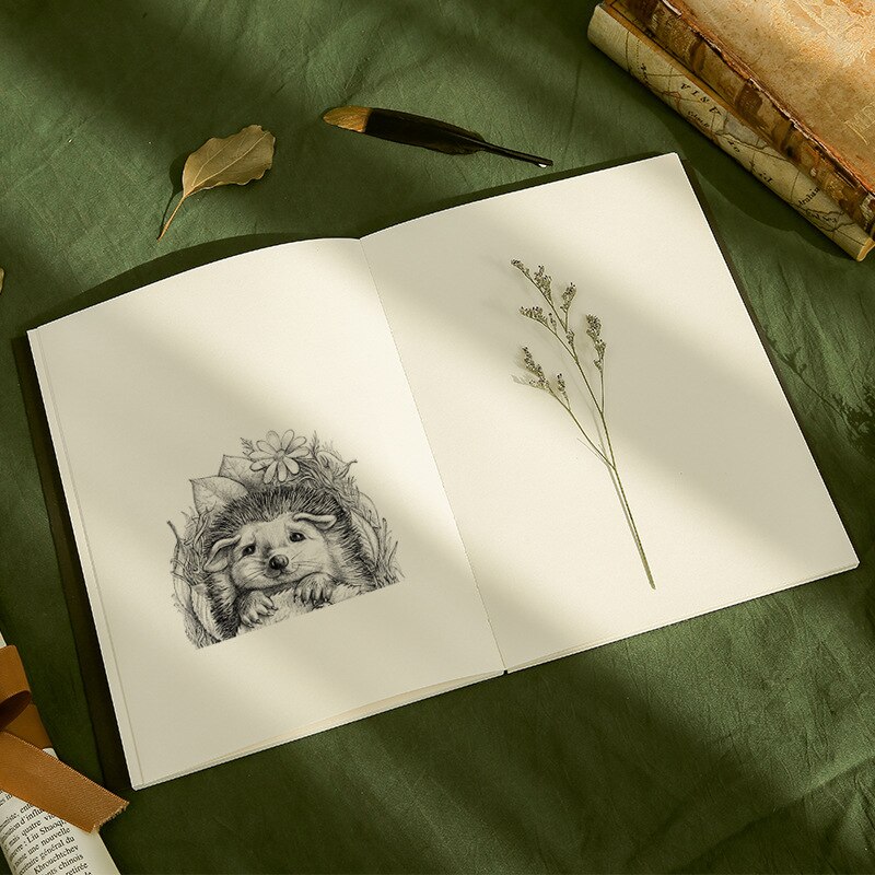 B5 Thicken Sketch Book Doodle Diary Graffiti Book Contracted Art Stationery 128sheets/256pages