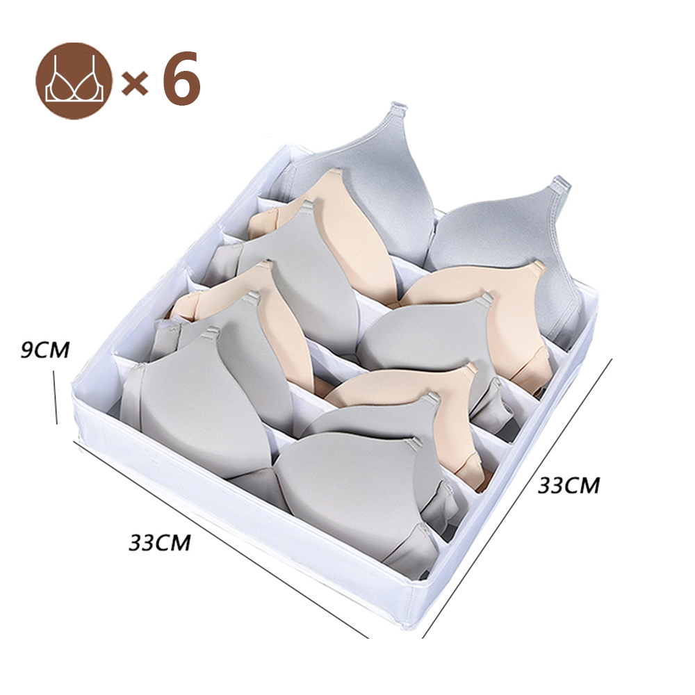 Sokken Organizer Ondergoed Bh Opbergdoos Kast Lade Organizer Voor Kleding Stropdassen Garderobe Organizer Kast Separator: Ivoor