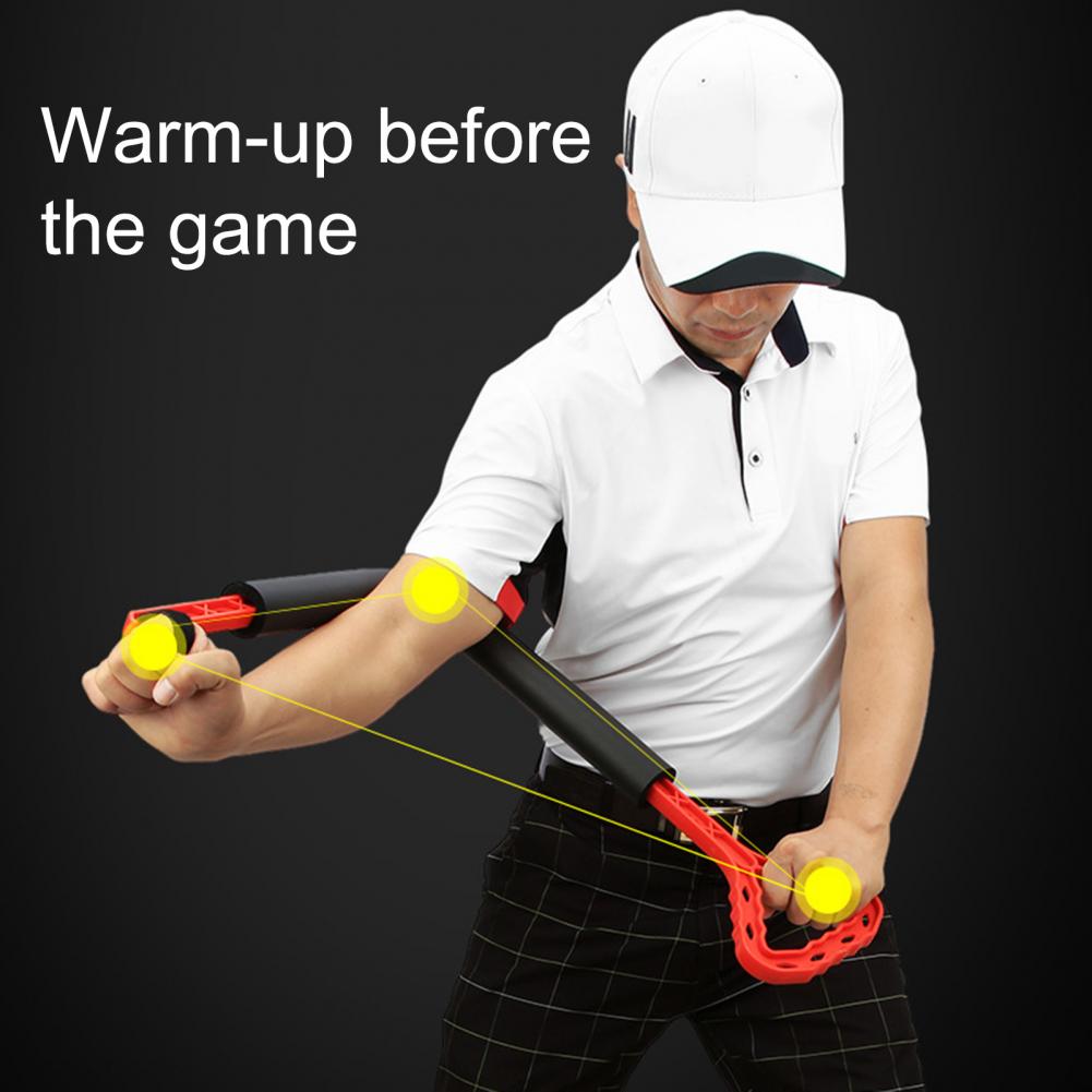 Synthetic Swing Trainer Durable Plane Motion Correct Golf Spinner Practice Corrector Golf Training Aids