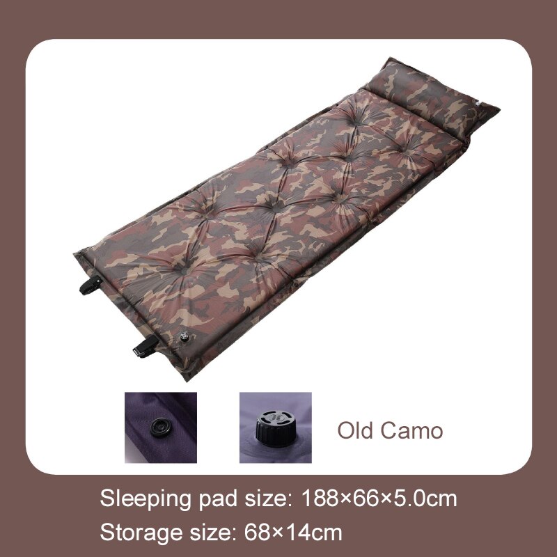 Self-Inflating Camping Mat Outdoor Sleeping Pad Ultralight Inflatable Mattress Portable Travel Hiking Camping Air Mattress: PL