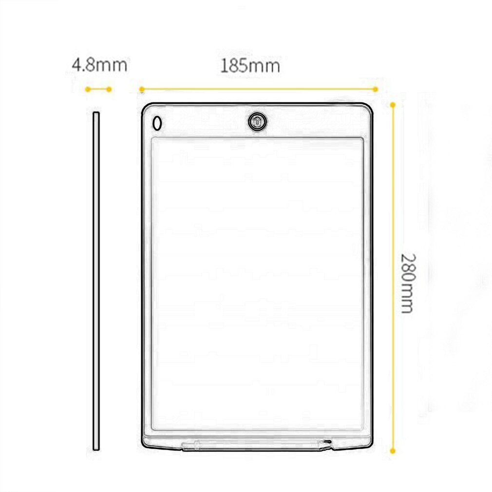 12 inch Tablet LCD light energy small blackboard LCD writing board handwriting children's drawing board