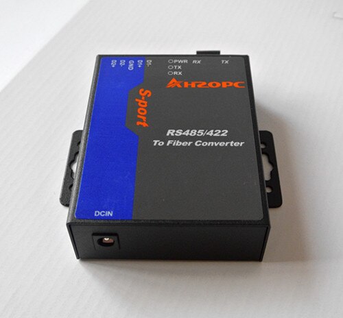Conversor de fibra óptica RS485 bidireccional Industrial de 2 vías 485 luz cat 485 vuelta transceptor óptico SC doble par de fibra
