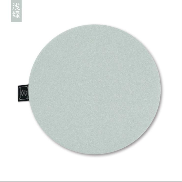 Round Chair Cushion Soft Comfortable Stool Seat Cushion Elastic Memory Foam Home Office: Light Green