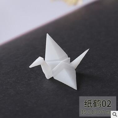 3 pcs/lot Different style Resin mini Paper Crane Paper Plane material epoxy mold makeing jewelry filling for DIY jewelry: Z2