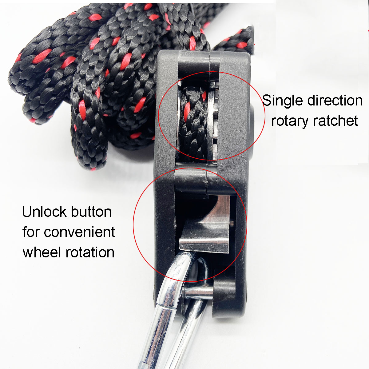 10mm 3/5/10m festetau kraftig tauhenger campingtelt tautrinse skraller kajakk kano båt baug akter