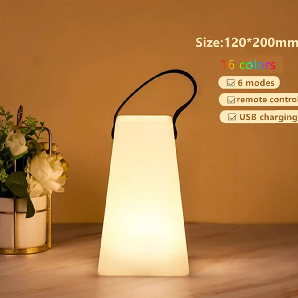 Kleurrijke Draagbare Tuya App Afstandsbediening Rgb Led Outdoor Waterdichte Camping Boek Lamp Sfeer Licht Feest Decoratie Licht Licht: Beige