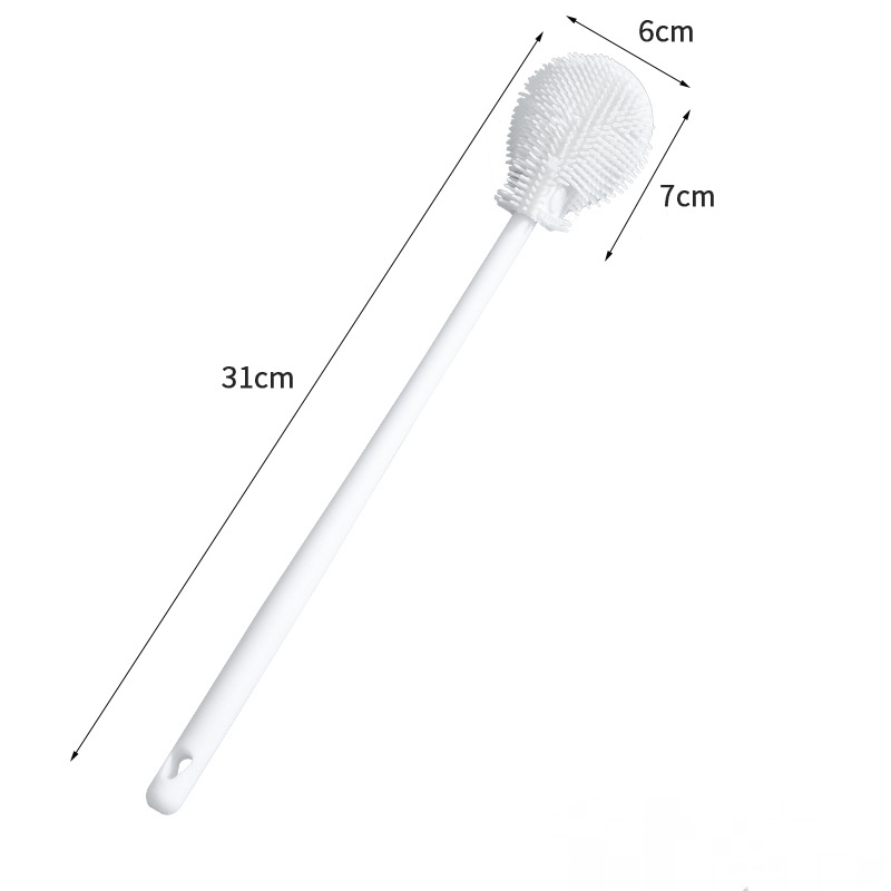 Spazzola per tazza con manico lungo spazzola per tazza isolante pieghevole per la pulizia degli strumenti per la pulizia della cucina multifunzionale per la casa: Default Title