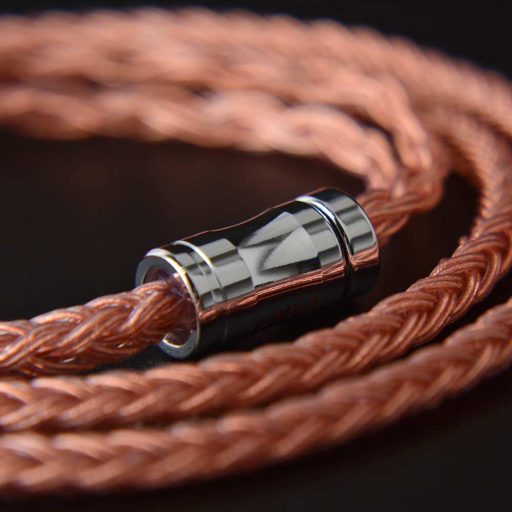 NICEHCK C16-3 Kabel słuchawkowy 16-żyłowy miedziany kabel słuchawkowy o wysokiej czystości 3,5/2,5/4,4 mm MMCX/0,78 mm/QDC2Pin do ponadczasowego MK4 F1