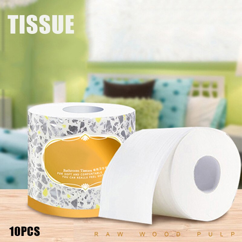 Toilet Paper Bulk Toilet Roll Toilet Tissue Paper Towel soft printed coreless white home bathroom Hotel Office household Toilet