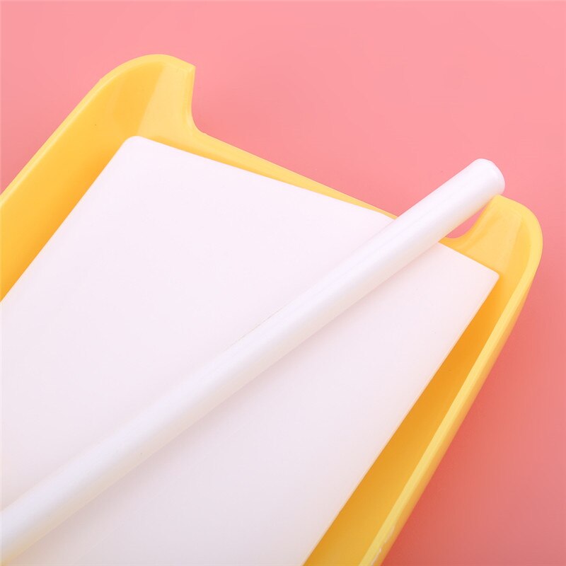 Plastic Pasta Macaroni Board Spaghetti Macaroni Pasta Gnocchi Maker Rolling Pin Baby Food Supplement Molds Manual Kitchen Tool