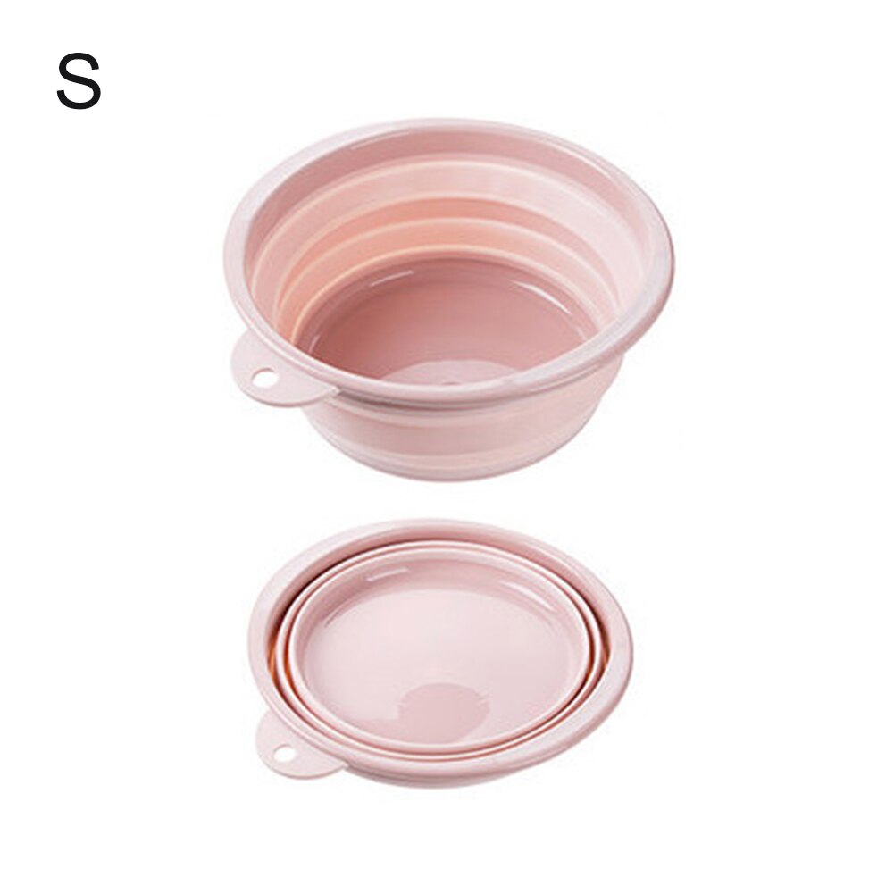 Portable Basin Collapsible Silicone Washbasin Outdoor Folding Wash Basin Folding Bucket Container Bathroom Accessories