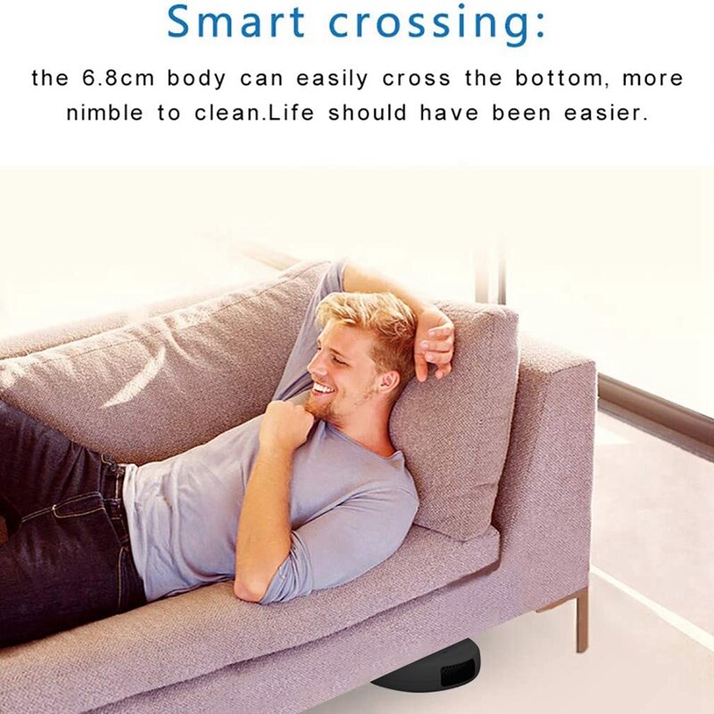 Floor Sweeping Robot, Household Intelligent Three-In-One Portable Floor Cleaner 120Pa Vacuum Cleaner